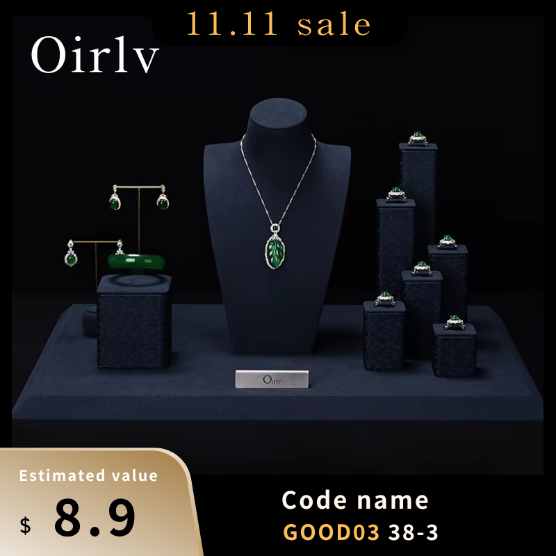 Jewelry Shop Watches - Синий комплект ювелирных изделий Oirlv, витрина