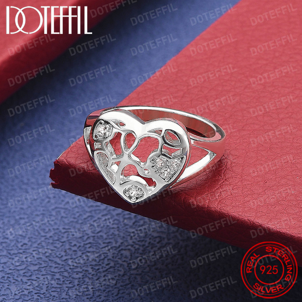 Statement Cocktail Ring - Кольцо из стерлингового серебра 925 пробы