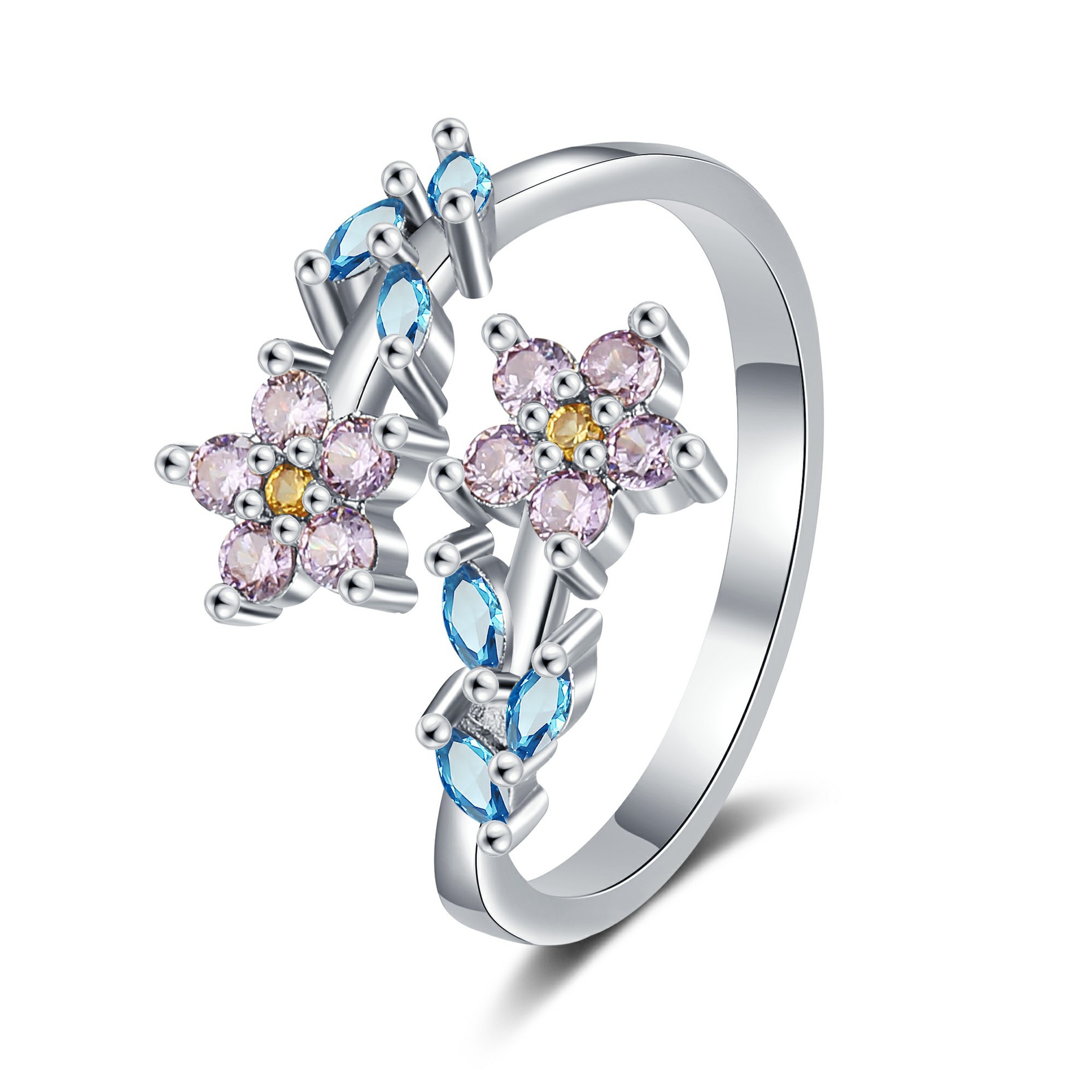 Statement Cocktail Ring - Женское Открытое кольцо из серебра 925