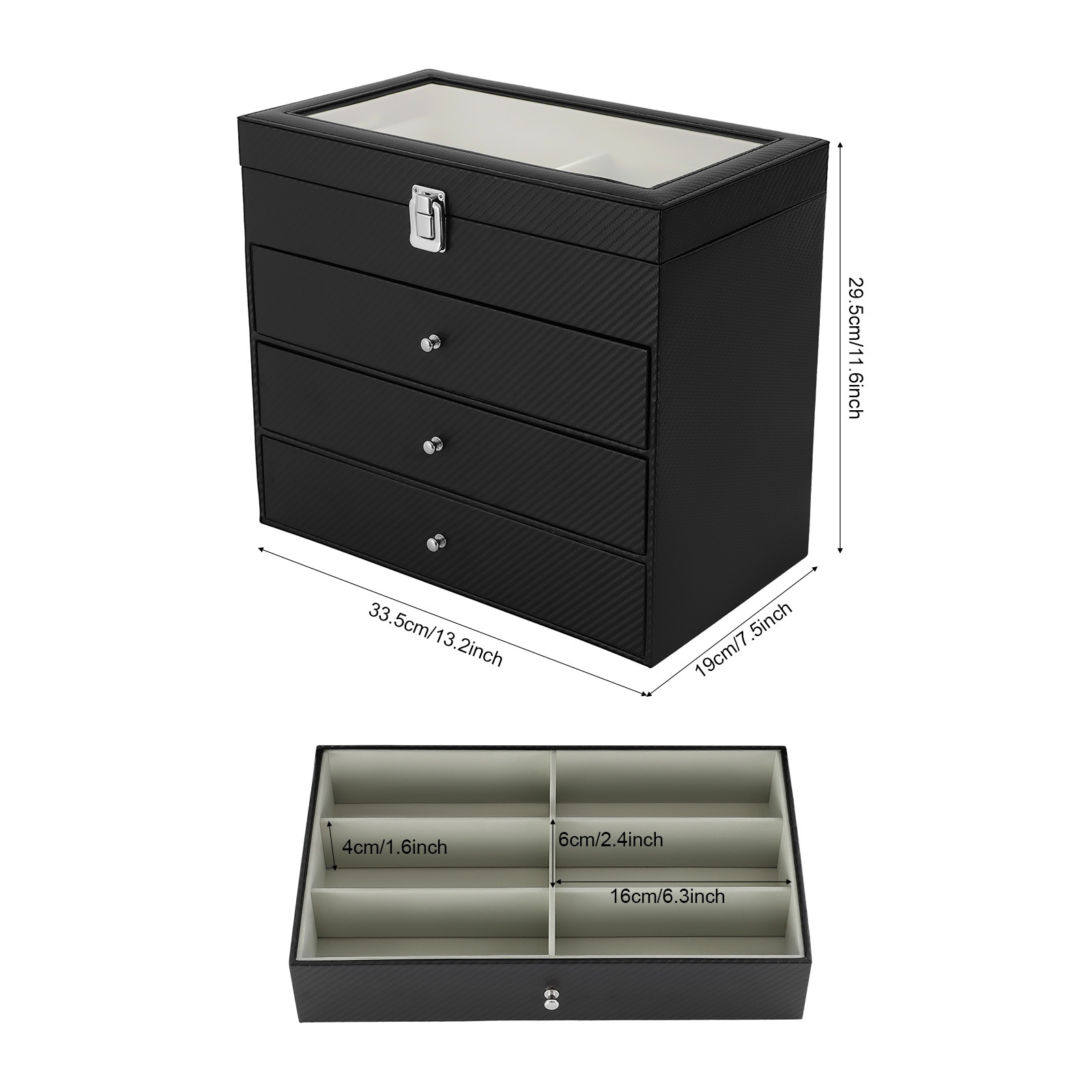 Коробка для хранения очков, 4- – обзор и цена Jewelry Box With Watches