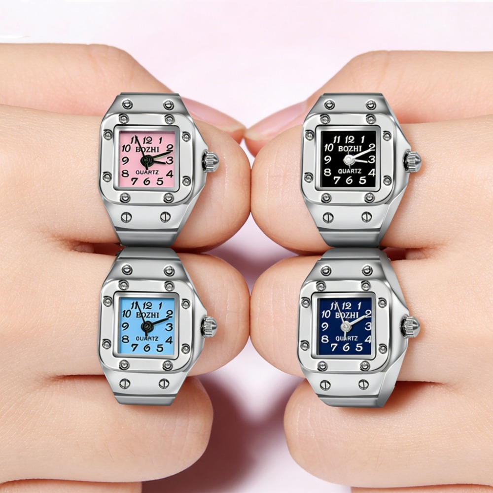Креативные кольцевые часы с кв – обзор и цена Jewelry Watches Men