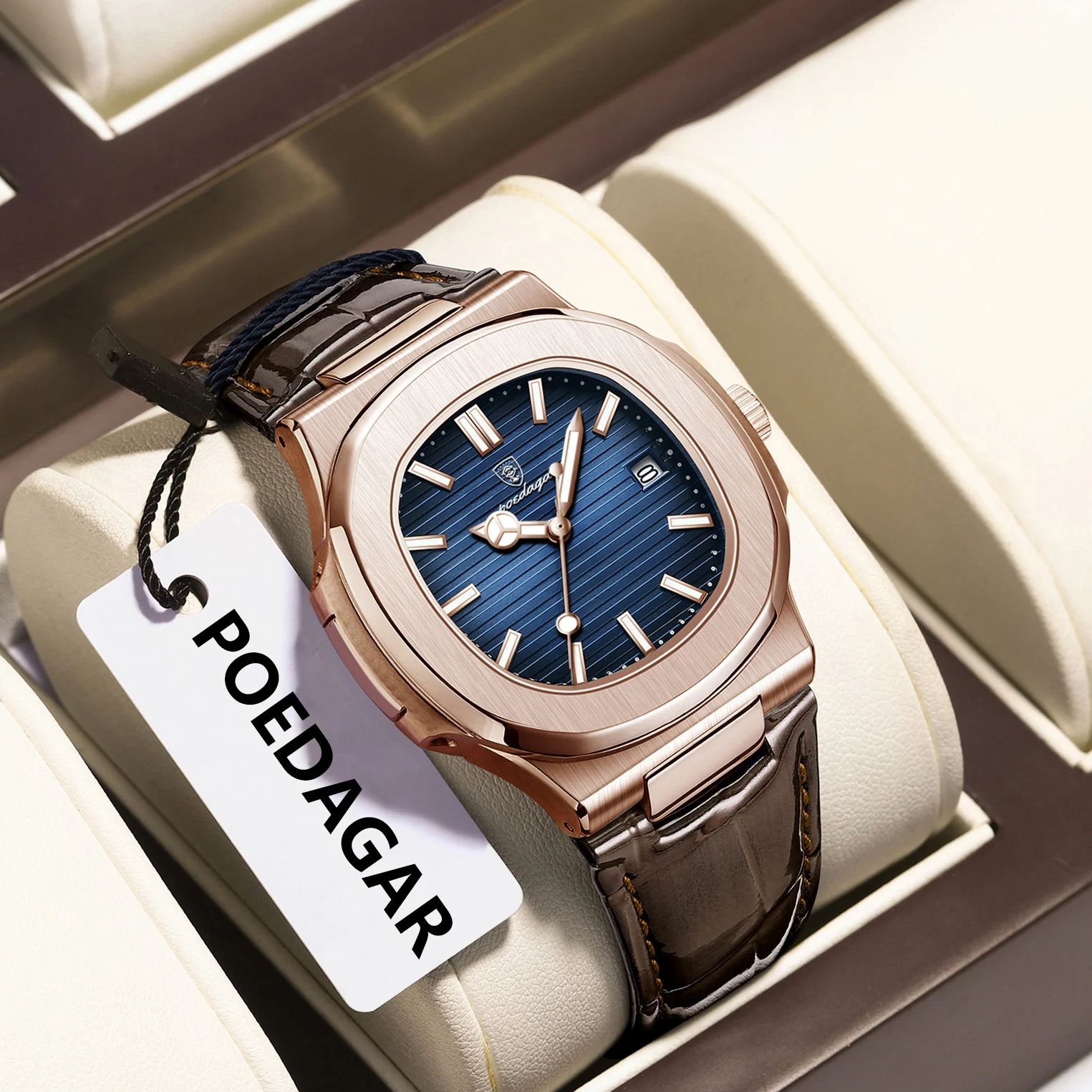 POEDAGAR Деловые мужские часы  – обзор и цена Rg Watches & Jewelry Gmbh