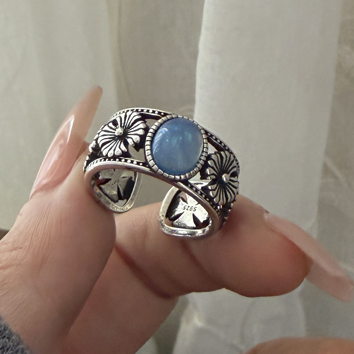 Кольца из стерлингового серебр – обзор и цена Statement Cocktail Ring