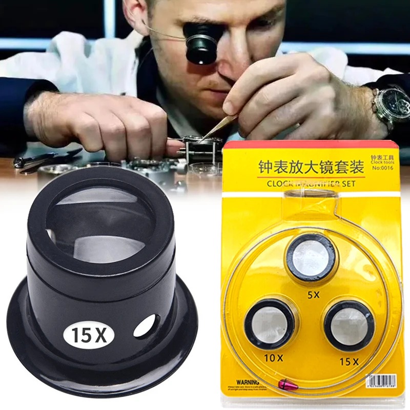 Набор из 4 увеличительных луп  – обзор и цена Jewelry Watches Repair