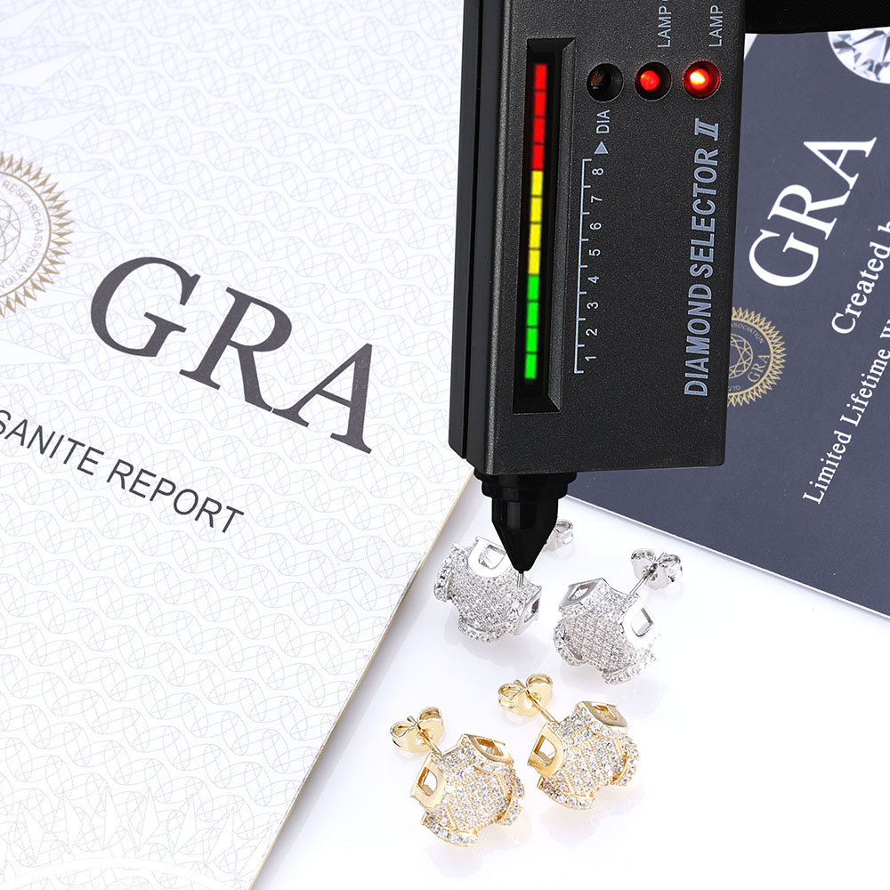 ESKEEM ювелирные изделия 12 мм – обзор и цена Diamond Stud Earrings